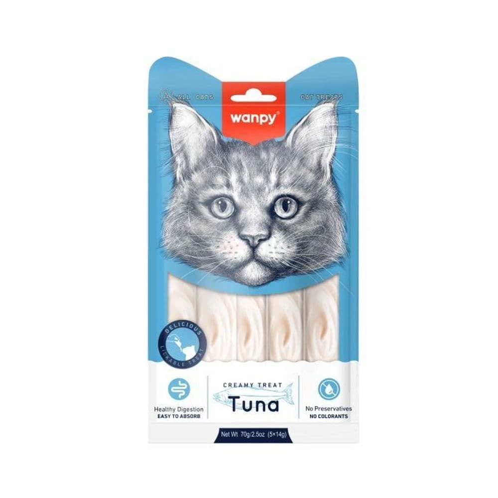 Wanpy Creamy Cat Treat Tuna 70gm