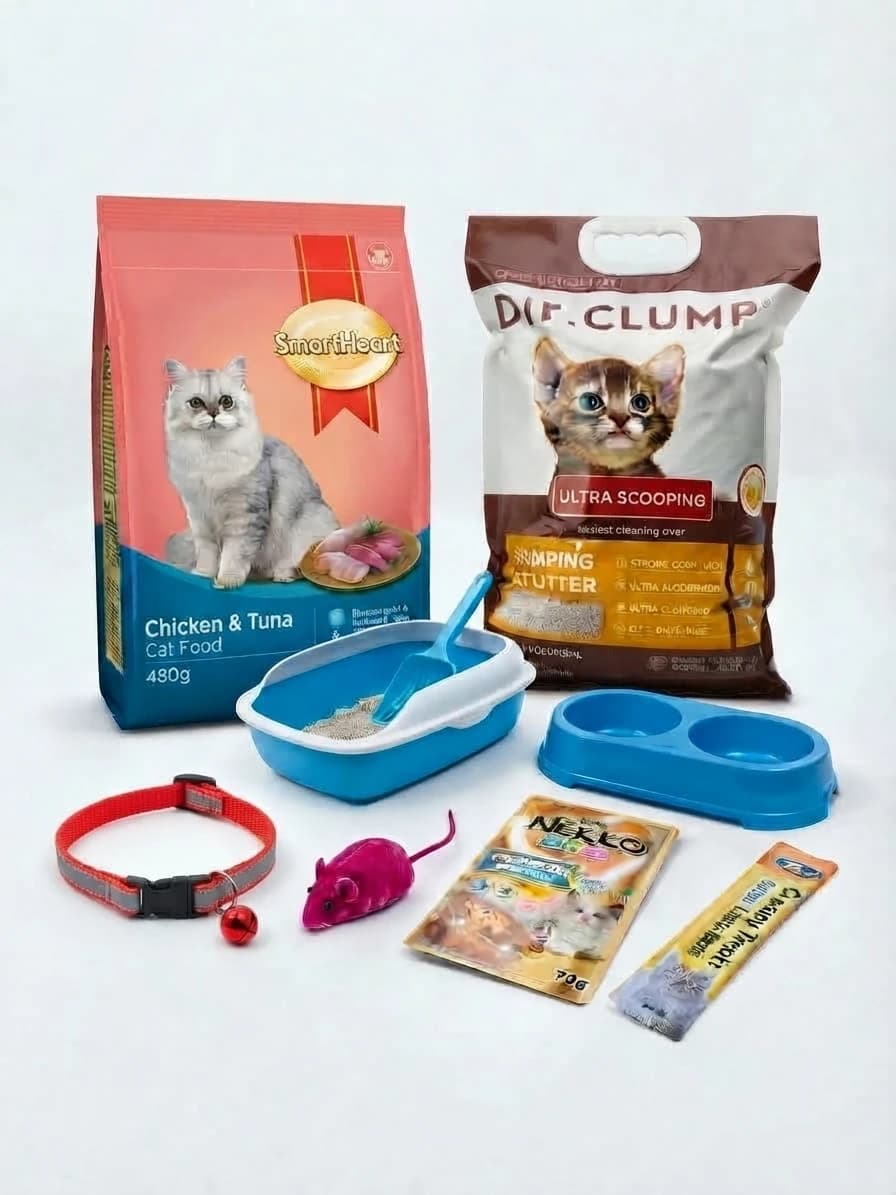 Cat Care Combo Pack/ New Cat Owner Starter Kit