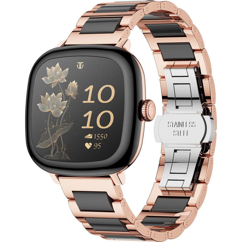Titan AiRA AMOLED Metal Case Square Display Smart Watch for Women