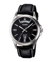 Picture of Casio Enticer Day Date Leather Belt Watch MTP-1381L-1AVDF