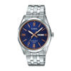 Picture of Casio MTP-1335D-2A2VDF Enticer Date Chain Blue Dial Watch