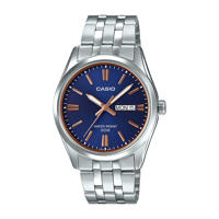 Picture of Casio MTP-1335D-2A2VDF Enticer Date Chain Blue Dial Watch