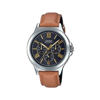 Picture of Casio Enticer Multifunction Brown Belt Watch MTP-V300L-1A3UDF