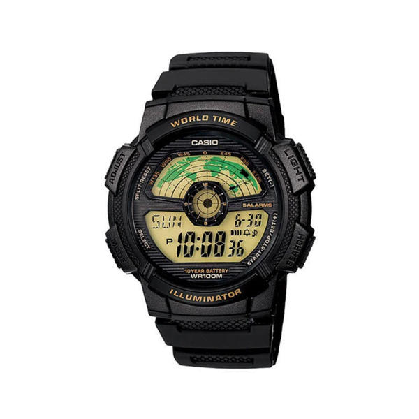 Picture of Casio World Time Multifunction Fiber Belt Men’s Watch AE-1100W-1BVDF