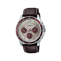 Picture of Casio Enticer Multifunction Leather Belt Watch MTP-1374L-7A1VDF