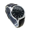 Picture of CASIO MTP-V004L-1AUDF Date Black Leather Belt Watch for Men