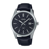 Picture of Casio MTP-VD03L-1AUDF Black Dial Leather Men's Watch