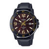 Picture of Casio Enticer Date Black Belt Watch MTP-VD01BL-5BVUDF