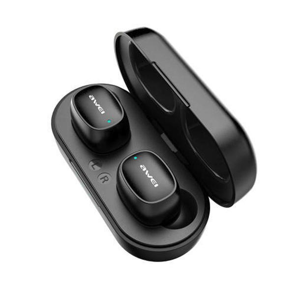 Picture of Awei T13 Pro Touch TWS Dual Ear Bluetooth Earbuds With Charging Doc