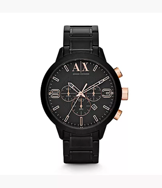 Picture of Armani Exchange Men’s Chronograph Black Stainless Steel Watch AX1350