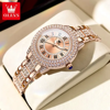 Picture of Olevs 9943 Luxury Fashion Ladies Diamond Rhinestone Quartz Watch For Women