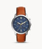Picture of Fossil Men’s Neutra Chronograph Brown Leather Watch FS5453