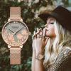 Picture of CURREN 9065 Mesh Stainless Steel Quartz Watch for Women – Rose Gold