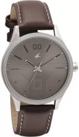 Picture of Fastrack 3247SL01 Bare Basics Analog Brown Dial Leather Watch for Guys