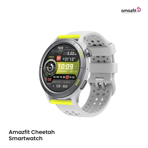 Picture of Amazfit Cheetah (Round) 1.39" AMOLED Dual-Band GPS With Streamlined Sports Design - Speedster Grey