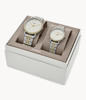 Picture of Fossil His and Her Lux Luther Three-Hand Two-Tone Stainless Steel Watch Gift Set BQ2467SET