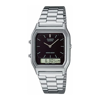 Picture of Casio Vintage Dual Time Silver Chain Watch AQ-230A-1DMQ