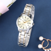 Picture of Casio Enticer Date Two Tone Ladies Chain Watch LTP-V004SG-9AUDF