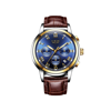 Picture of LIGE 9810 Men’s Full Steel Quartz Analog Wristwatch – Brown & Blue