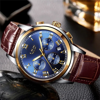 Picture of LIGE 9810 Men’s Full Steel Quartz Analog Wristwatch – Brown & Blue