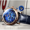 Picture of LIGE 8927 Luxury Business Quartz Men’s Camouflage Watch- Blue