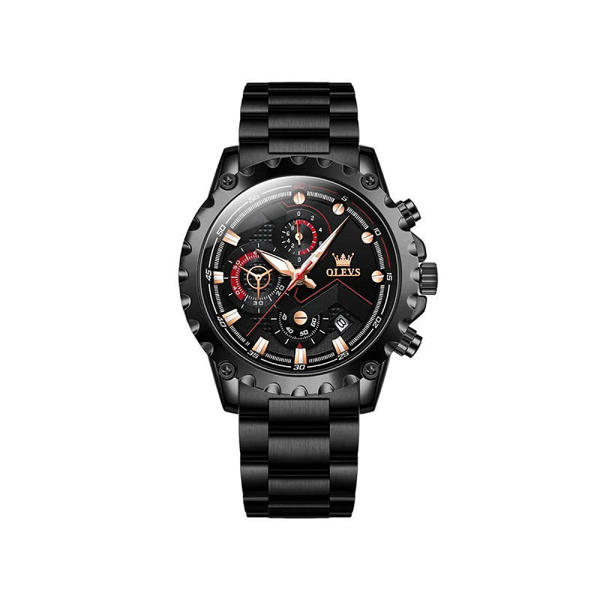 Picture of OLEVS 2873 Multi-function Chronograph Men’s Watch- Black