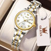 Picture of OLEVS 5563 Luxury Fashion round Ladies Quartz Watch – Silver & Gold