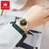 Picture of OLEVS 5563 Luxury Fashion round Ladies Quartz Watch – Silver & Black