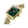 Picture of Olevs 9948 Luxury Stainless Steel Women's Watch - Gold Green
