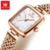 Picture of Olevs 9951 Luxury elegant stainless steel fashion Women’s quartz watch- Rose Gold & White