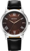 Picture of Titan 1899SL02 Karishma Black Leather Men’s Watch