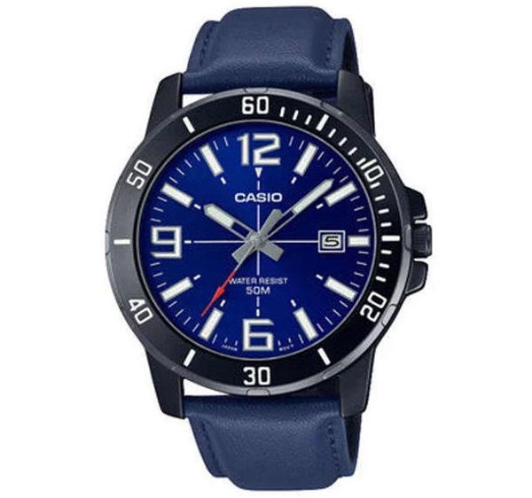 Picture of Casio Enticer Date Blue Belt Watch MTP-VD01BL-2BVUDF