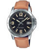 Picture of Casio Enticer Date Brown Belt Watch MTP-V004L-1B2UDF