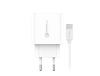 Picture of FONENG 18W Fast Charger QC3 with Cable Type - C - White (EU46)