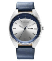 Picture of Fastrack 3292SL01 Snob X Silver Dial Leather Strap Watch for Guys