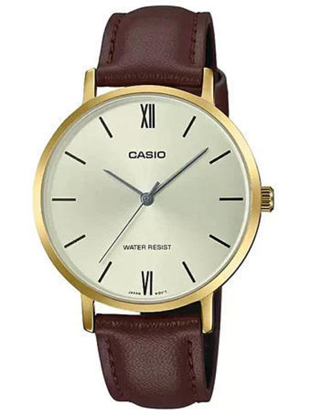 Picture of Casio Minimalist Golden Ladies Belt Watch LTP-VT01GL-9BUDF