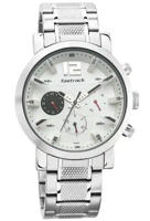 Picture of Fastrack NR3227SM02 Fastfit White Dial & Stainless-Steel Strap Men’s Watch