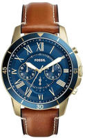 Picture of Fossil Grant Sport Chronograph Luggage Leather Watch FS5268I