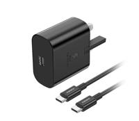 Picture of FONENG 25W GaN USB-C Wall Charger With Type-C Cable (UK32) - Black