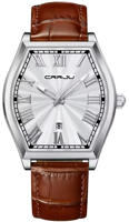 Picture of Crrju 5024 Leather Strap Date Display Business Men’s watch