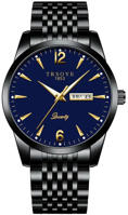 Picture of Trsoye 068 Custom Strap Design Fashion Hands Men Wristwatch- Black Blue