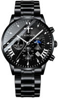 Picture of Trsoye 608 Chronograph Active Stainless Steel Watch for Men – Black