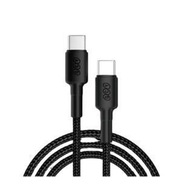 Picture of QCY DC13 60W Quick Charging Type-C to Type-C Data Cable–Black