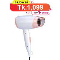 Picture of Kemei KM-3365 Silky Shine 1800 W Hot And Normal Air Foldable Hair Dryer