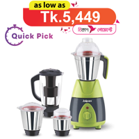 Picture of Jaipan Fruttica 1000W 4-in-1 Jars Mixer Grinder