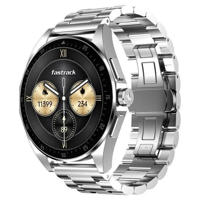 Picture of Fastrack Radiant FX1 Luxury Metal Smartwatch with 3.6 cm AMOLED Display, SingleSync BT Calling, Functional Crown - Steel