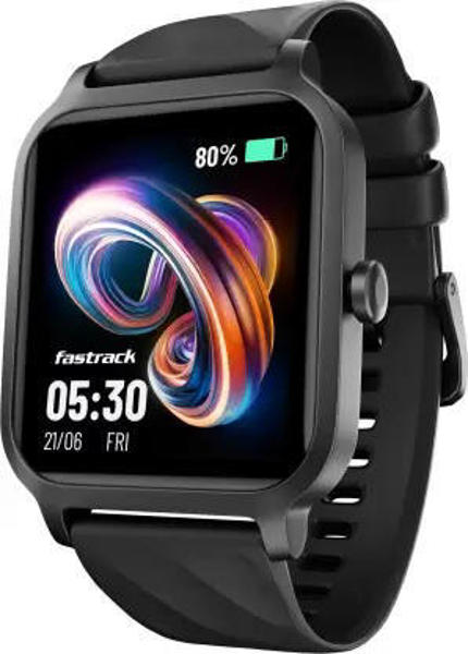 Picture of Fastrack Revoltt FS1|1.83 Display|BT Calling|Fastcharge|110+ Sports Mode|200+ WatchFaces Smartwatch  (Black Strap, Free Size)