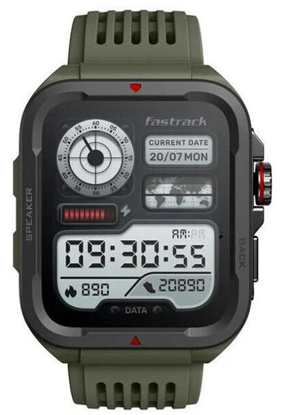 Picture of Fastrack Active 1.83" HD Display,Functional Crown,BT Calling with Advanced Chipset Rugged Smartwatch - Green