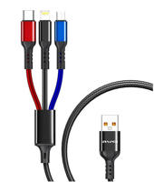 Picture of Awei CL-971 3-In-1 Braided Fast Charging Data Cable