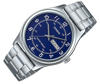 Picture of Casio MTP-V006D-2BU Enticer Day Date Silver Chain Watch for Men